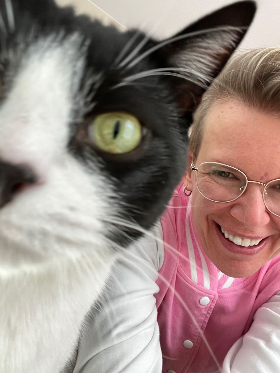 Annabelle with her cat